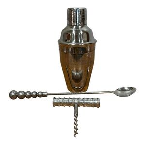 Grey Goose Stainless Steel Cocktail Shaker Set martini set